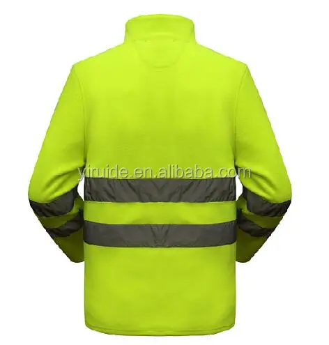 Флисовая Куртка с высокой видимостью, отражающая Полярный HI-VIZ