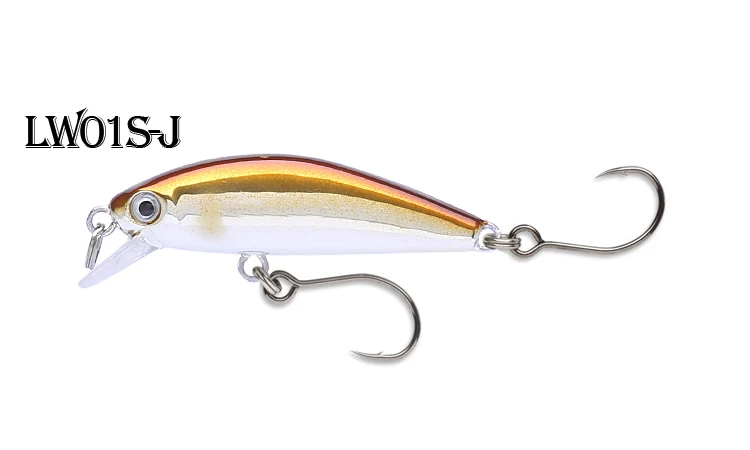 Pesca AGILE MINNOW-38.8S мини рыболовные приманки 38,8 мм 2,5 г поток гольян тонущий воблер isca, искусственный окунь приманка для форели