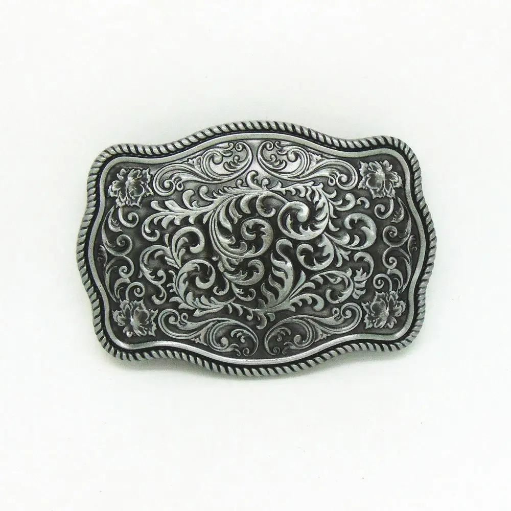 T DIOSM Retail Womens Western Belt Buckle In Brass Plating restoring