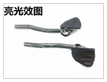 

Newest PLATT 3K full carbon Rest handlebar TT style road bike carbon Handlebar trial carbon bicycle Handlebar