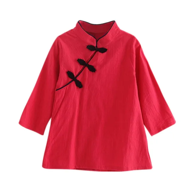 Baby burberry dress girls dresses davina girl designer nordstrom clothes thanksgiving pale check classic gifts clothing print alternate selected occasions Newborn Girl Baby Chinese Style Dress Spring Summer Long Sleeve China