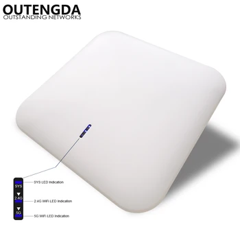 

1200Mbps 11AC Dual Band Wireless Ceiling AP Router Access Point WiFi Repeater Ceiling-mounted AP Router 2.4G&5.8G Support POE