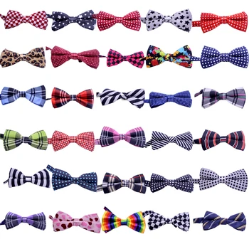 

30pcs Large dog Bowtie pet dog cat neck ties Fashion Formal Bobbon Bow Tie pet bowties for Wedding Party supplies