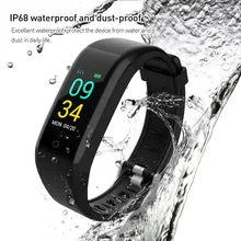 Bluetooth Smart Band Color Screen Waterproof IP68 Wristband Pedometer Sport Heart Rate Monitor Fitness Bracelet Tracker Bluetooth Smart Band Color Screen Waterproof IP68 Wristband Pedometer Sport Heart Rate Monitor Fitness Bracelet Tracker