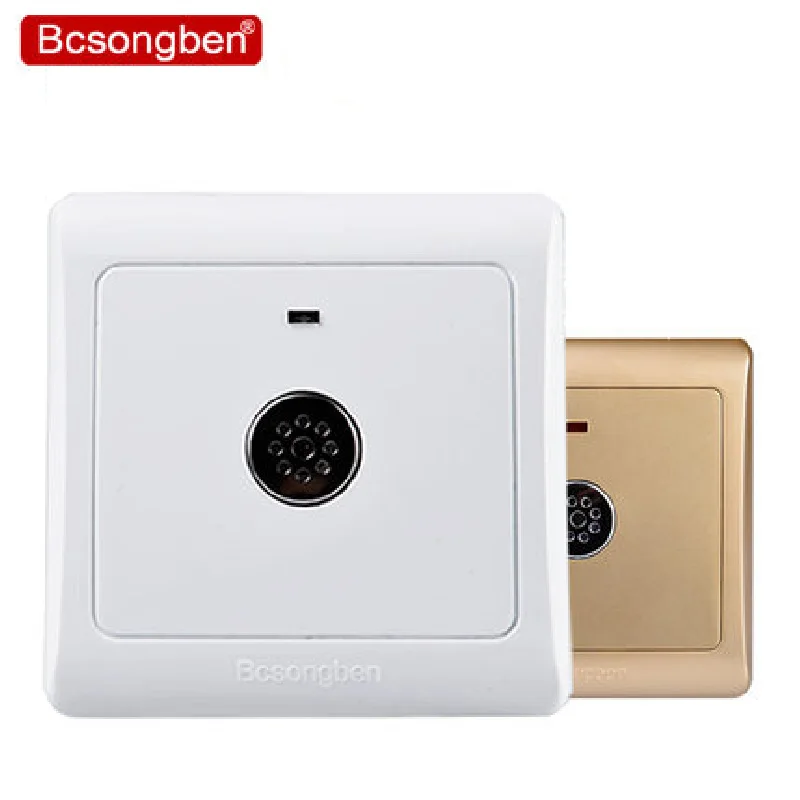 

220v 86 wall smart home led sound and light control energy-saving delay switch
