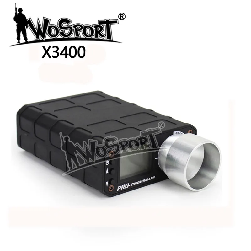 WoSporT тактический страйкбол X3400 стрельба хронограф тестер скорости для BB Gun