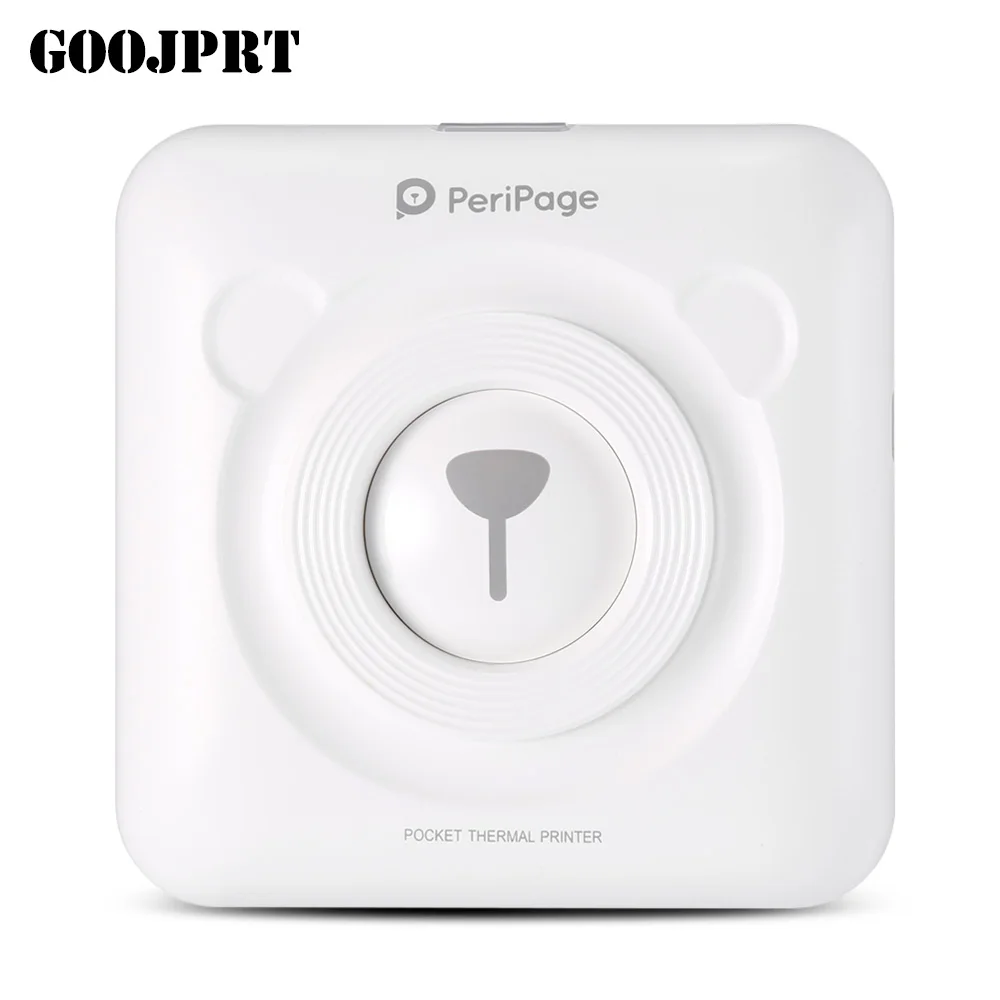 

GOOJPRT A6 PeriPage Mini Bluetooth Paper Photo Printer Pocket Thermal Printing for iOS and Android