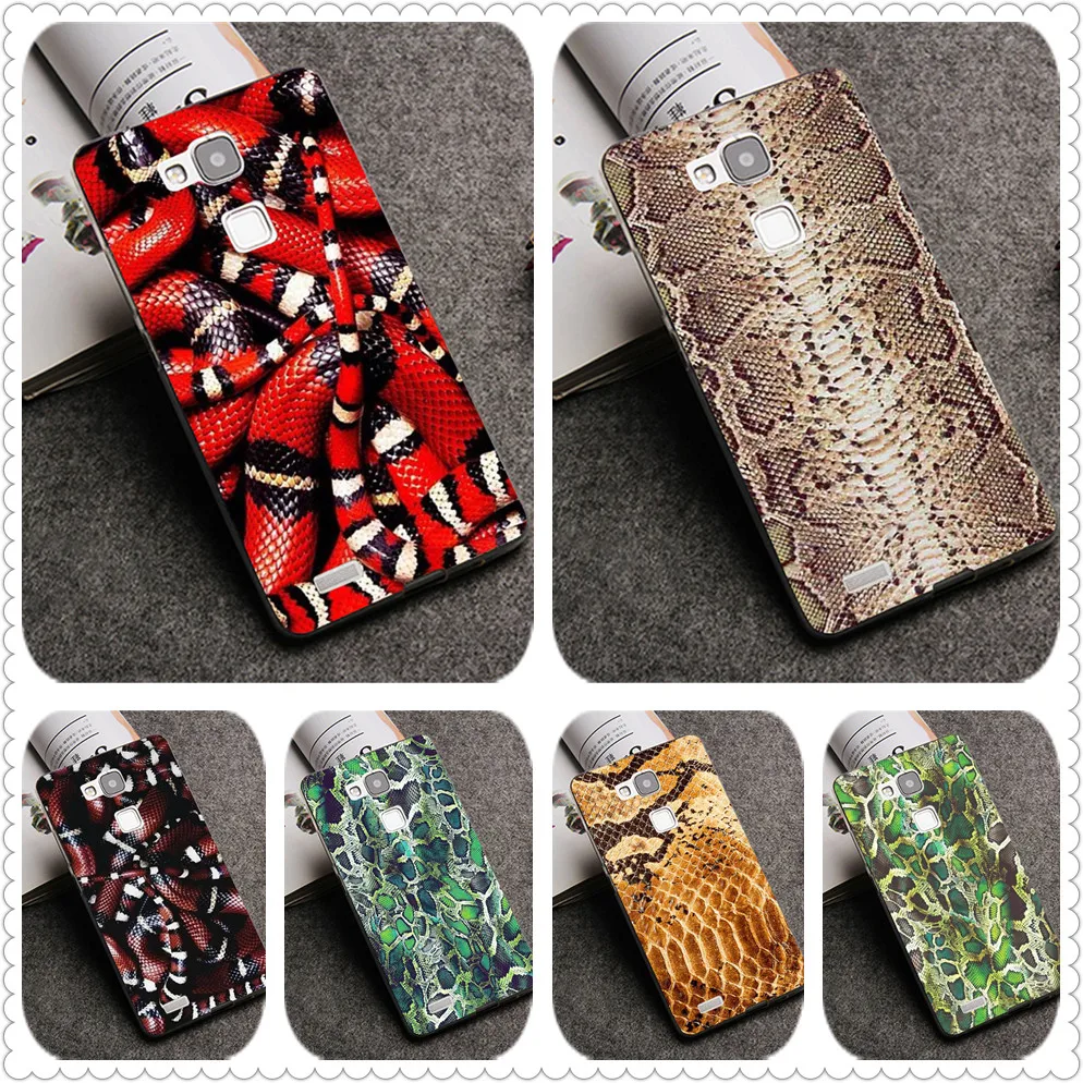 

TPU Patterned Snake Skin Patterned Case For Huawei P20 Mate 10 P10 Lite P20 Pro P8 P9 Lite 2017 For Honor 8 9 Lite Cover