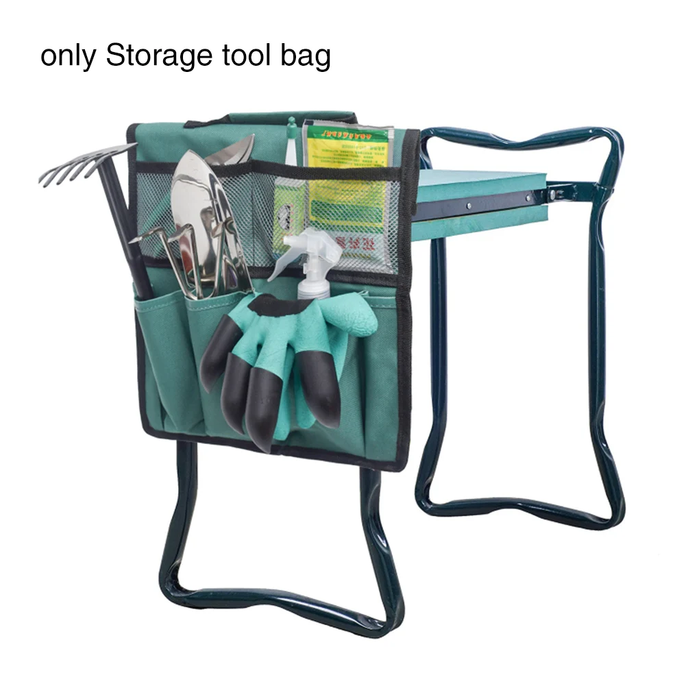 

With Handle Mesh Pockets Holder Durable Multi Pouches Screwdrivers Organizer Tool Bag Shovel Garden Cart Storage Oxford Cloth