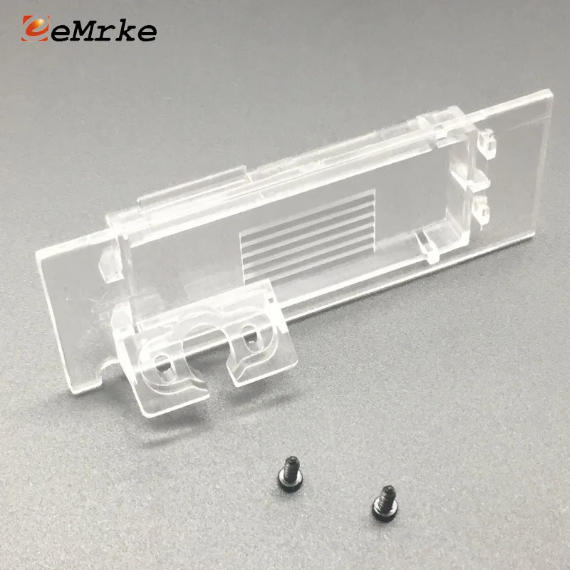 

EEMRKE Car Camera Bracket License Plate Light Housing for Mercedes Benz Smart Fortwo 2016 Renault Kadjar 2015 2016