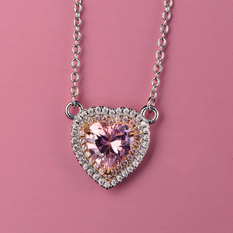 

Japan Sailor Moon Logo Pendant Necklace Heart-shaped 925 Silver Necklace for Girl Women Choker Colar Jewelry Love Birthday Gift