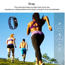 Новая мода Смарт пульсометр SmartBand крови Давление измерения браслет динамический калорий браслет спортивные