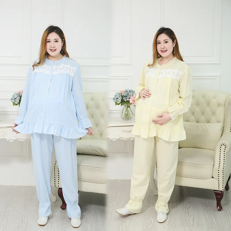 Пижама для беременных и кормящих мам 3XL-6XL, КОМФОРТНОЕ МАТЕРИНСТВО большого размера