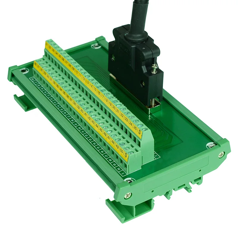 Универсальный SCSI 50 SCSI50 CN50 breakout terminal block интерфейс для MR J3 Yaskawa servo drives cable|Клеммные