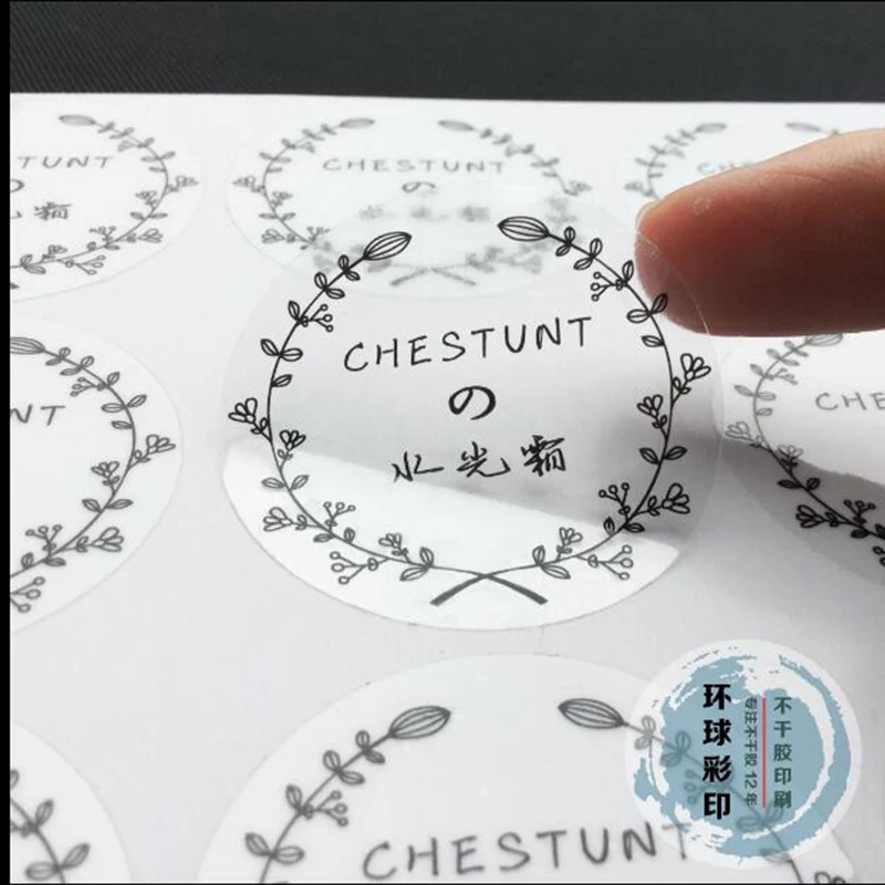 transparent stickers