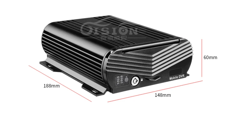 8CH 4G GPS 2 TB Disco Duro HDD coche móvil Dvr grabadora de Video en línea Control Remoto + 6x20 MP