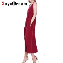 Женское длинное платье, 19 мм, шелк, без рукавов, одноцветное, винное, с карманами по бокам, платья, весна-лето