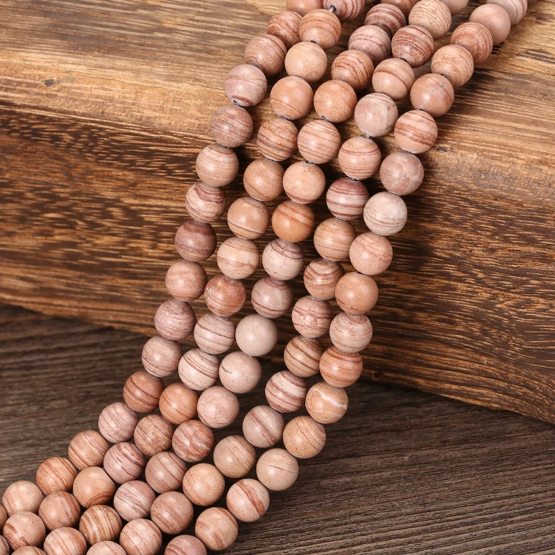 

Natural Stone Beads 4 6 8 10 12MM Pick Size For Jewelry Making