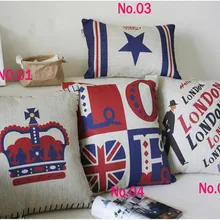 Творческий льняная летняя шляпа подушка для путешествий подушка диванная подушка для автомобиля офис подушки 45 см* 45 см, 30*50 см