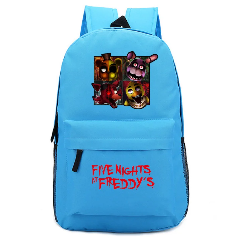 Рюкзак Five Nights at Freddy, школьные рюкзаки для подростков, сумка для ноутбука, сумки для книг, женские и мужские повседневные дорожные сумки - Цвет: I
