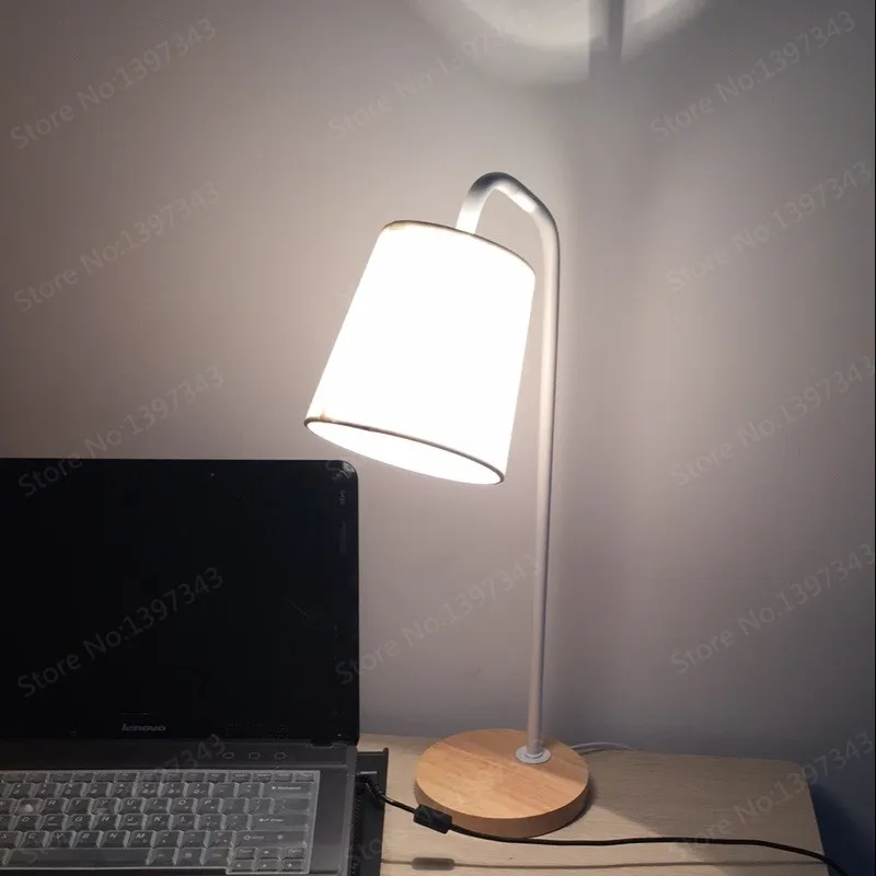 Небольшой светодиодный светильник в скандинавском стиле, Деревянный светильник в деревенском стиле для гостиной, спальни, декоративный светильник, современный абажур, лампы E27 TLL-416