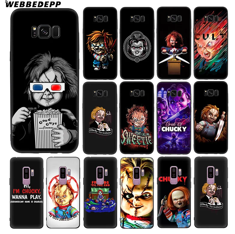 WEBBEDEPP Cool Chucky Child is Play Мягкий силиконовый чехол из ТПУ для Samsung Galaxy S10 S10e S9 S8 Plus S7 S6 Edge