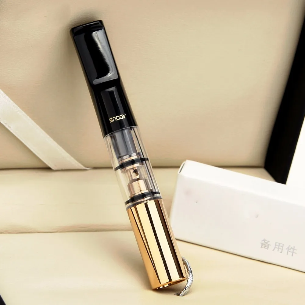 Carved Metal cigarette holder filter washable circular filter