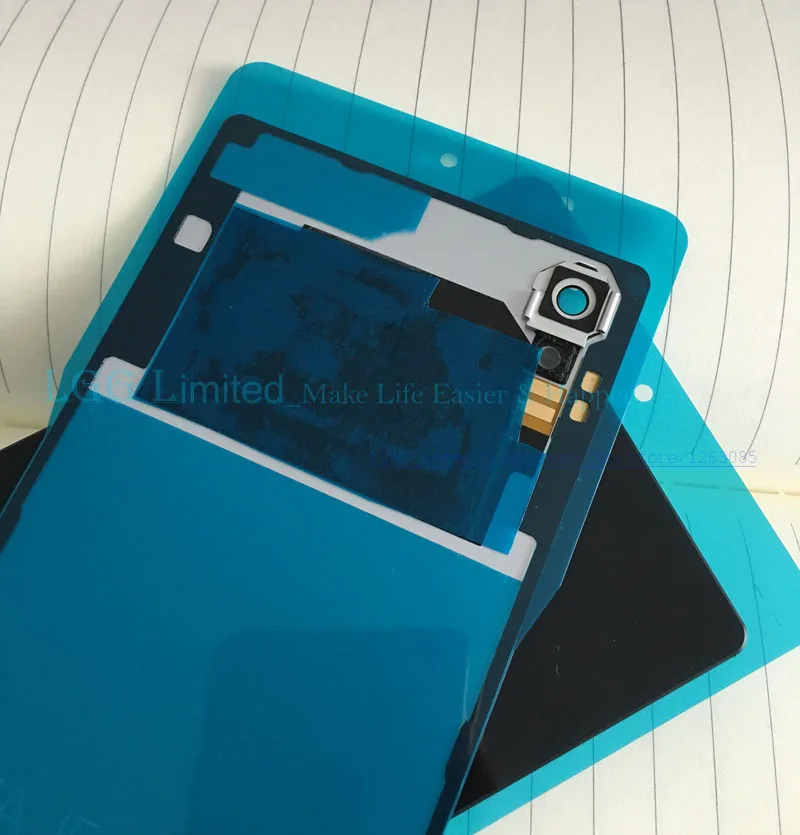 Оригинальный чехол для Sony Xperia M4 Aqua Battery Cover E2303 E2333 стеклянный задней двери с NFC