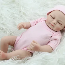 Силиконовые возрождается куклы девочка сопровождать играть дома реалистичные обучение кукла малыш популярные рождество год бутик подарки