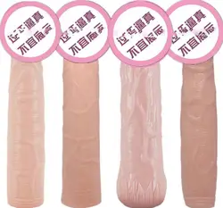 Взрослые продукты пенис удлинить 6 см мужской пенис удлинитель петух рукавный презерватив задержки эякуляции секс-игрушка в виде пениса