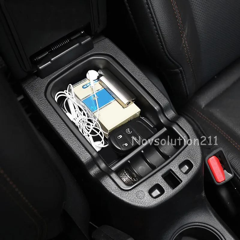 

Car Glove Box Organizer Central Armrest Secondary Storage Box Console Tray For Jeep Compass 2017 Car Styling Accessories