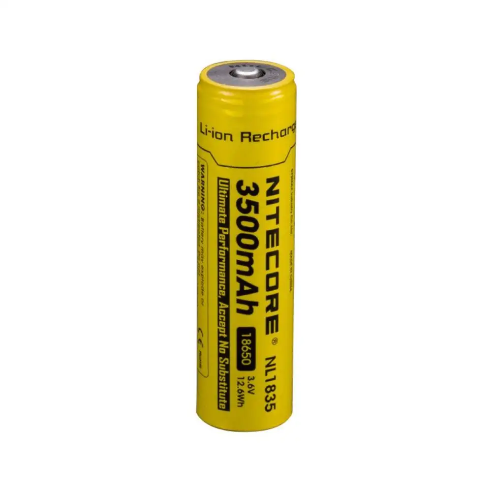Аккумулятор Nitecore NL1835 аккумулятор 18650 3500 мАч 3 7 В 12 6 Вт/ч|version| |