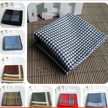 Британский стиль хлопок платок супер мягкий носовой платок качество мужской