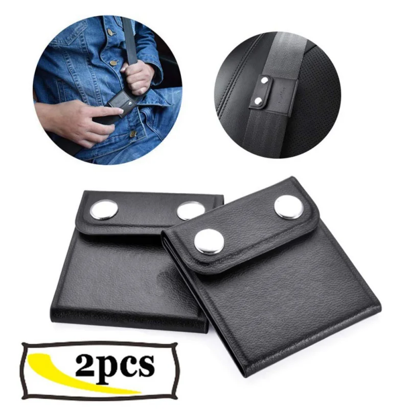 

2pcs Car Seatbelt Adjuster Comfort Universal Auto Shoulder Neck Strap Positioner Locking Clips