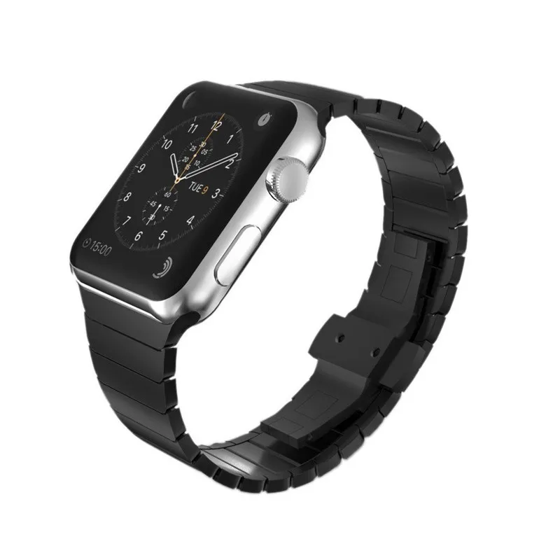 

Men Stainless Steel Strap Watch Band Clasp For iWatch For Apple Watch Series 1 2 3 4 40mm 44mm Watch Strap 3B26