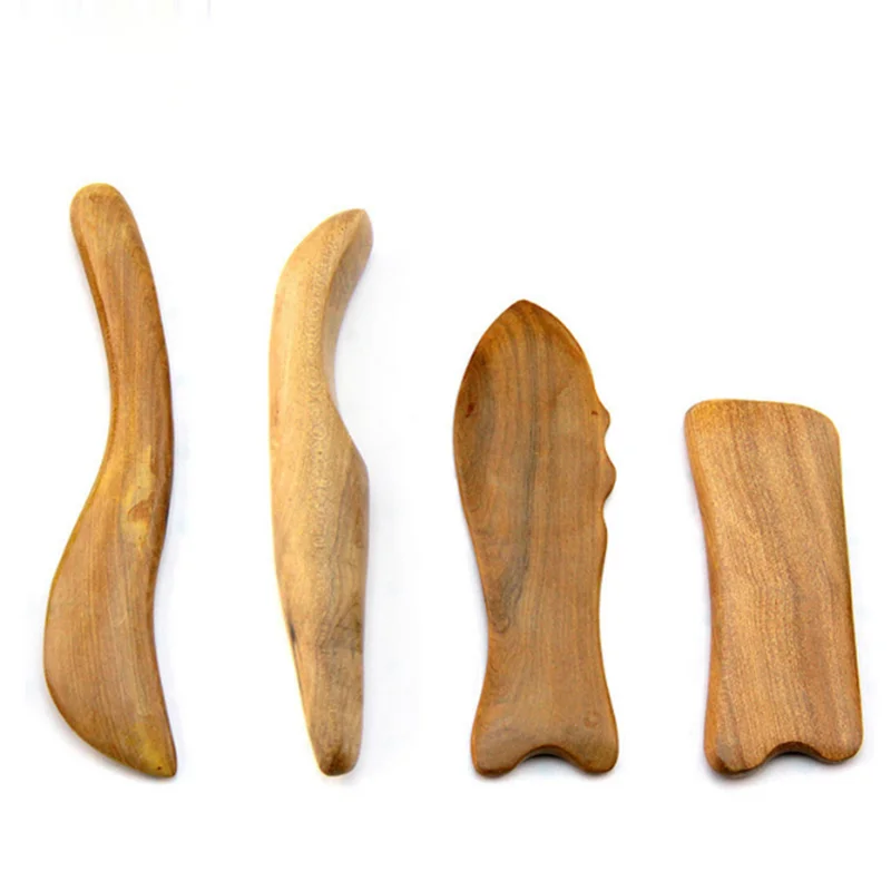 

Natural Sandalwood Gua Sha Scraping Massage Acupuncture SPA Therapy Stick Point Treatment Muscle Relaxation Guasha Board