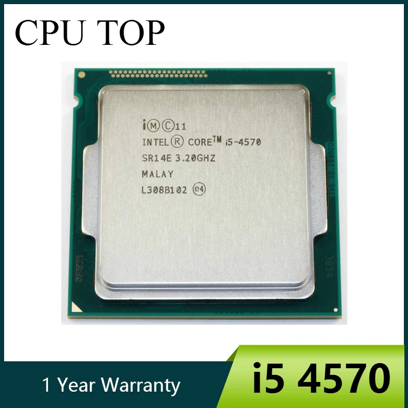 

Intel Core i5 4570 3.2GHz 6MB Socket LGA 1150 Quad-Core CPU Processor SR14E i5-4570