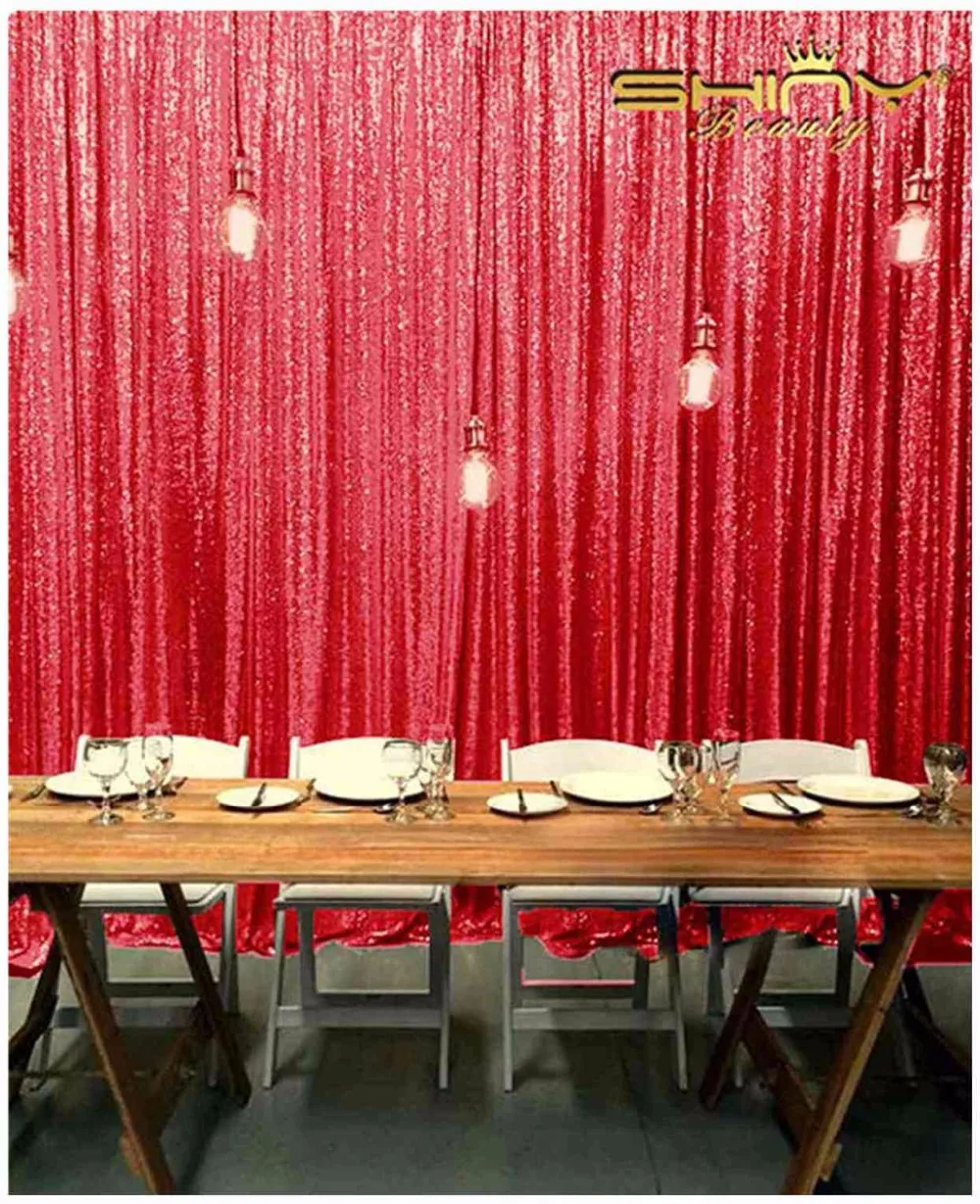 

5x10ft Sequin Backdrop/ Curtains Wedding Decoration Rose Color Photo Booth for photography studio/Party/Christmas Decor-C0307