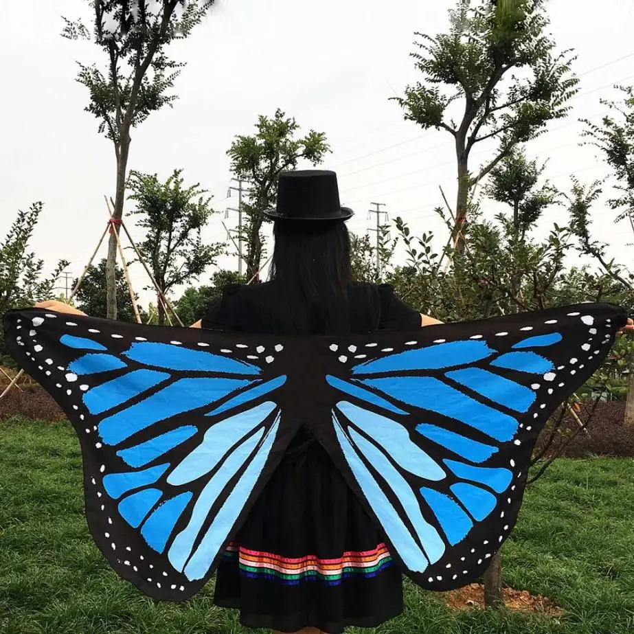 KANCOOLD шарф шаль мягкая ткань для женщин крылья бабочки фея дамы Нимфа костюм эльфа аксессуар мода PAPRT6