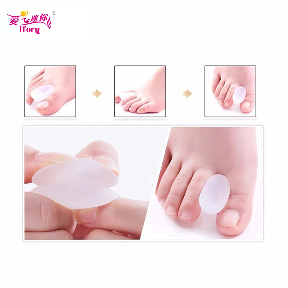 

Soft Silicone Cirrhotic 8 Pieces/4 Pairs Silicone Toe Separator Hallux Valgus Straightener Corrector Foot Massage Interchange