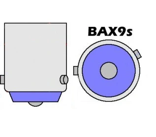 200 шт. BAX9S круглые светодиодные лампы для лампочки