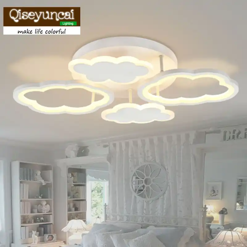 Qiseyuncai航空機ライト子供の部屋シャンデリアクリエイティブ漫画かわいいled寝室照明ボーイルーム照明 Ceiling Lights Aliexpress