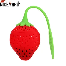 Фильтр для чайных листьев NICEYARD с высокой термостойкостью, фильтр для конфет, сумка, диффузор для травяных специй, Силиконовый Фильтр для клубники, инструменты