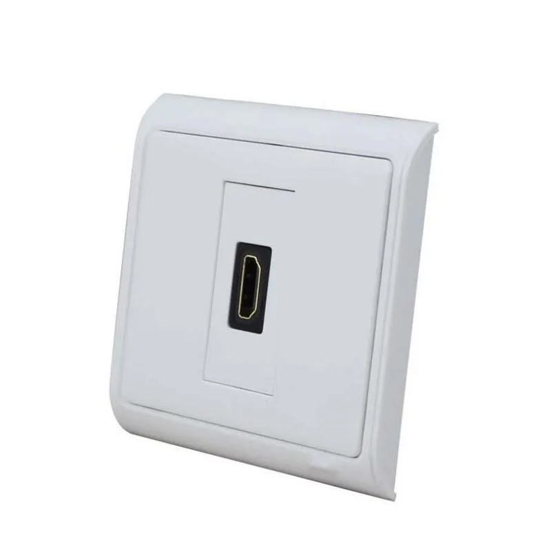 Wholesale brand HDMI socket 2 0hdmi projection HDTV video cable wiring wall N86 901 600 Free