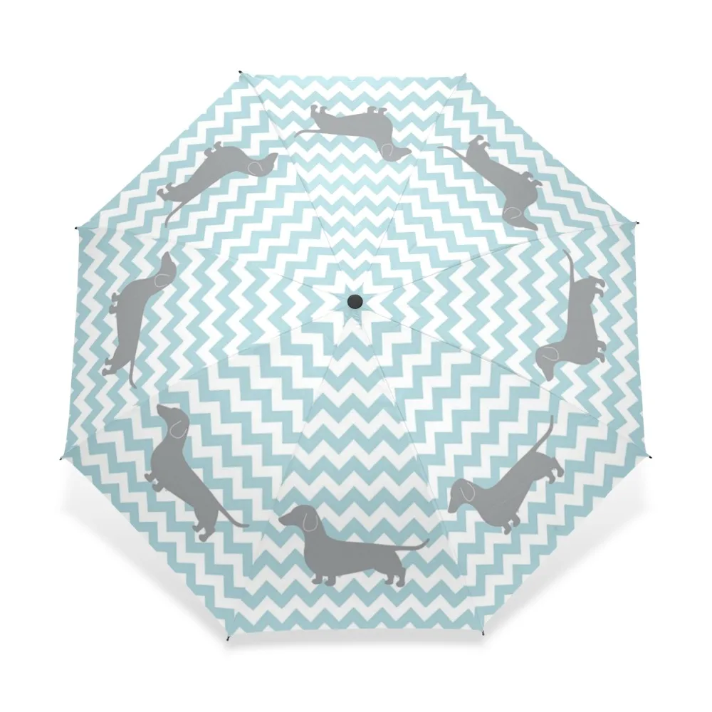 High Quality Lovely Sausage Dog Print Umbrella Fashion Printed Dogs