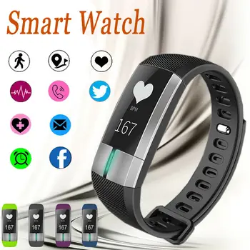 

G20 Bluetooth Smart Watch ECG Date Blood Pressure Heart Rate Monitor Wristband