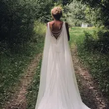 Свадебная накидка-Фата-плечо Вуаль-ожерелье, свадебная накидка-Фата, Современная вуаль, свадебное ожерелье