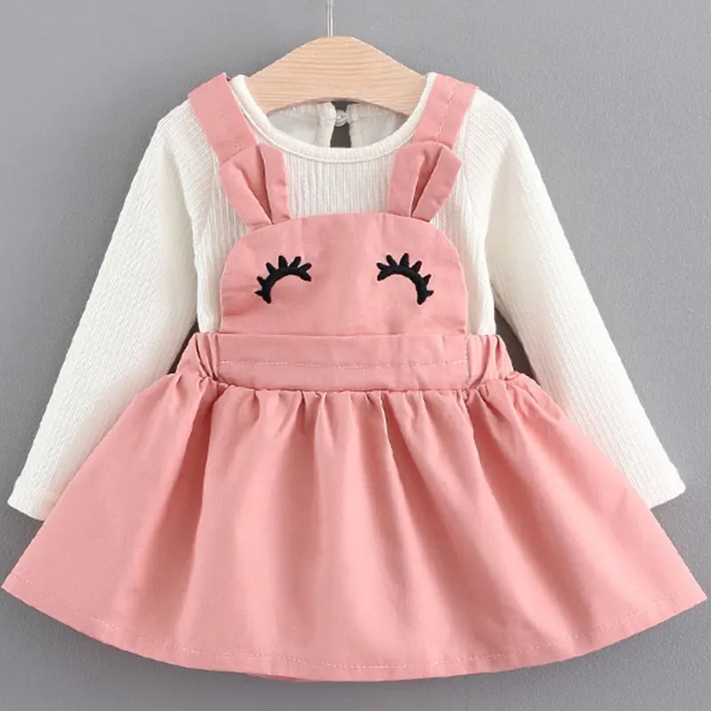 Платье для малышей «меларио»; осенне-зимняя одежда для маленьких девочек; платье принцессы с длинными рукавами и рисунком кота для девочек; хлопковая одежда для новорожденных - Цвет: AX249 I