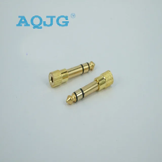 1Pcs 6 5mm to 3 5mm Male to Female Jack Plus Stereo Headphone Audio Adapter 6