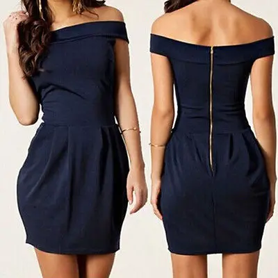 Fashion font b Women b font Bandag Bodycon Off shoulder Evening font b Sexy b font